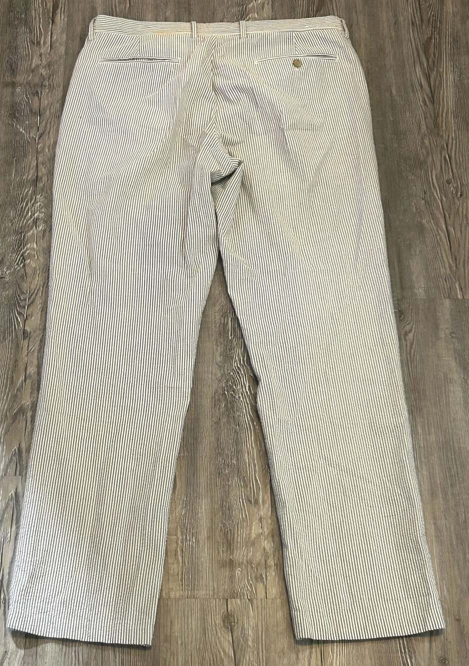 J.Crew Bedford Seersucker Striped Pants Men's 34x32 - Picture 8 of 8
